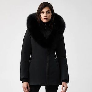 Mackage Adali jacket with black fur. Worn 1 time. Comes with Mackage hanger!